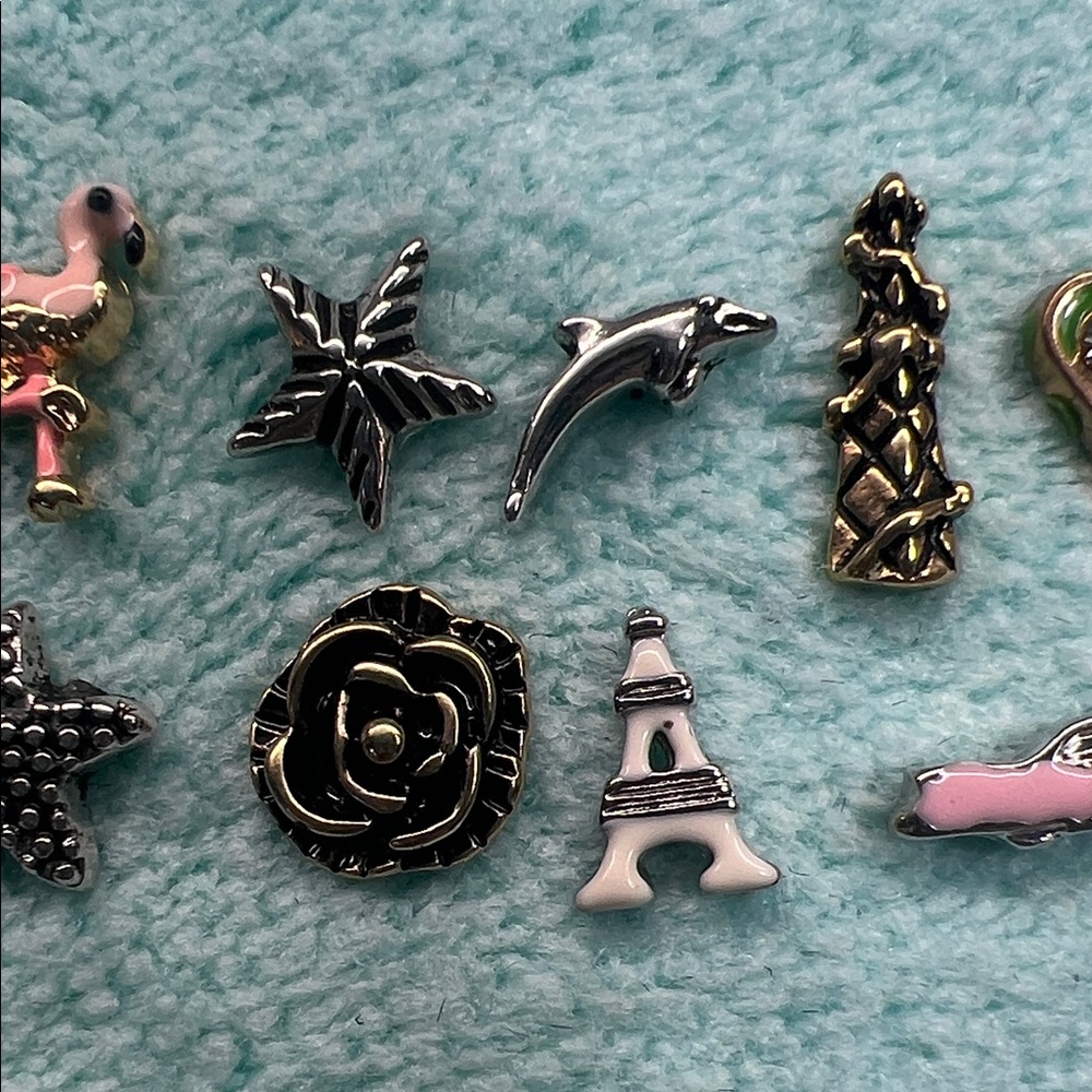 Floating Locket Charms - Travel theme - Picture 4 of 5
